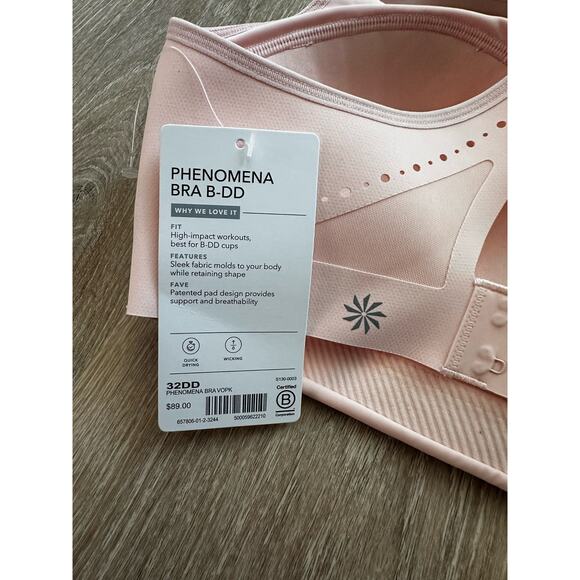Athleta | Phenomena Bra B-DD | Pink | NWT | SZ 32DD - Picture 6 of 9